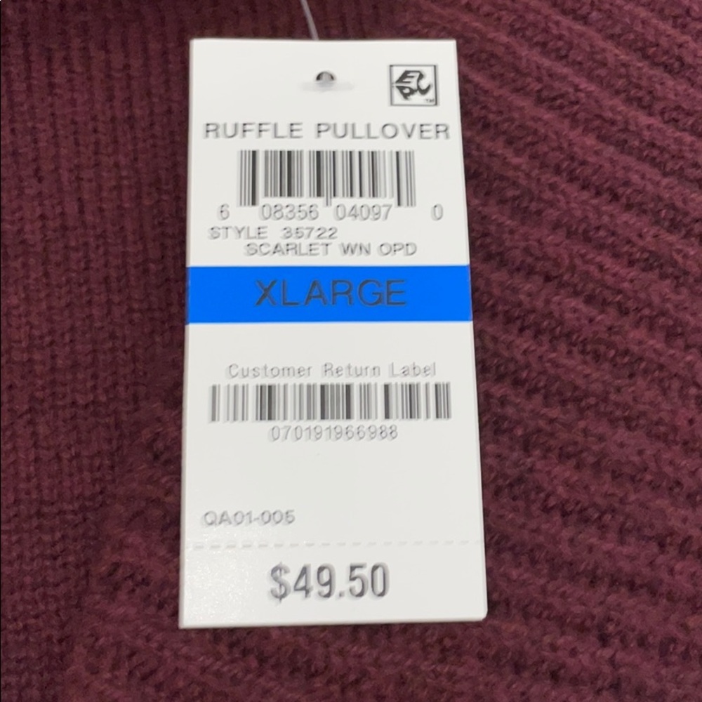 Ruffle Pullover - Picture 6 of 7